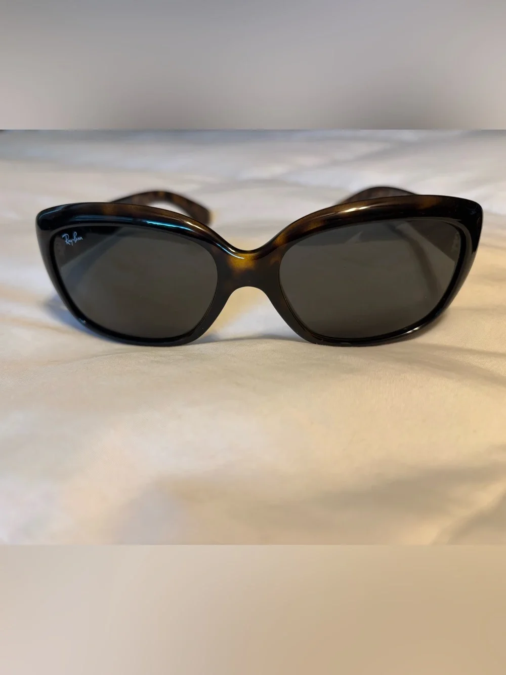 Ray-Ban Women's JACKIE OHH Tortoiseshell Sunglasses - Brown Lenses